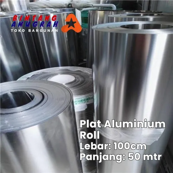 Plat Aluminium Roll 50 Mtr