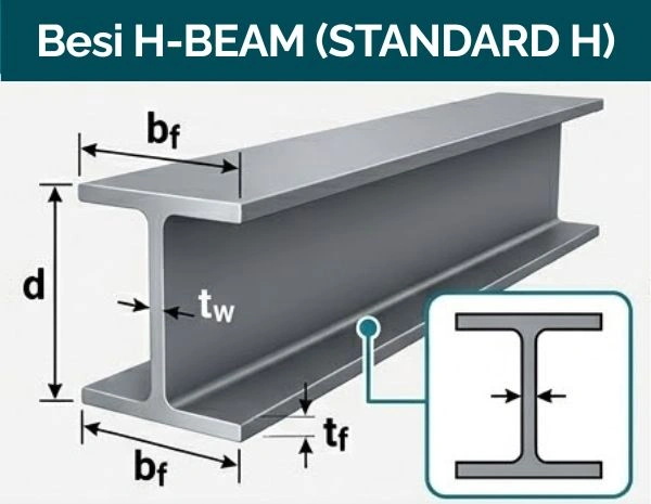 Butuh Besi H-Beam ? Hubungi Kami PT. Berkah Tirta Wahana