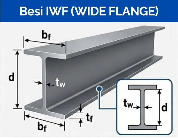 Butuh Besi WF ? Hubungi Kami PT. Berkah Tirta Wahana
