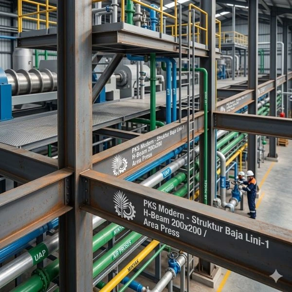 Besi H-Beam Untuk Industri PKS